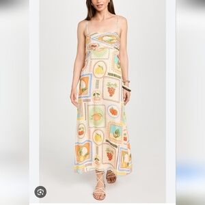 Colorful Patterned Maxi Dress